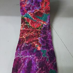Marco Delli Handmade Italian Multicolor Floral Scarf